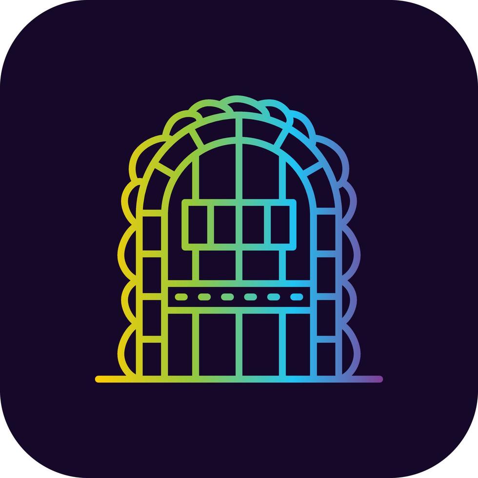 Dungeon Creative Icon Design vector