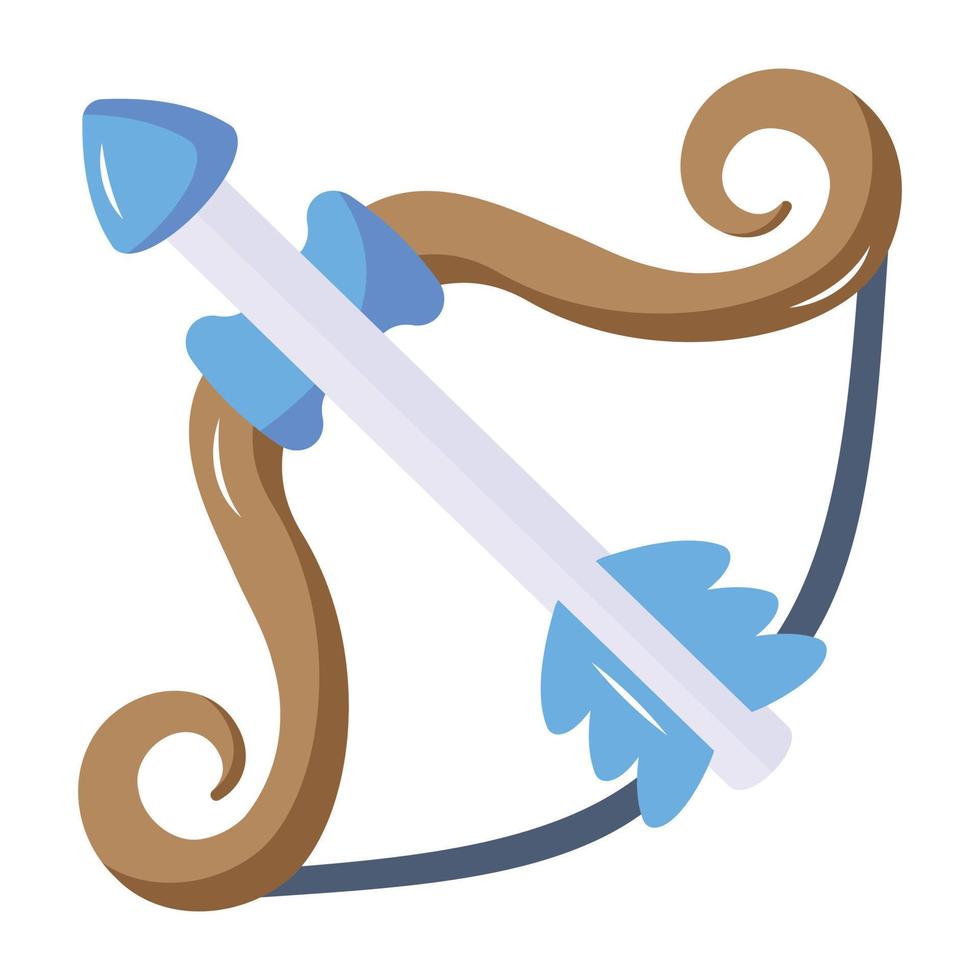 An attractive flat icon of trophy vector