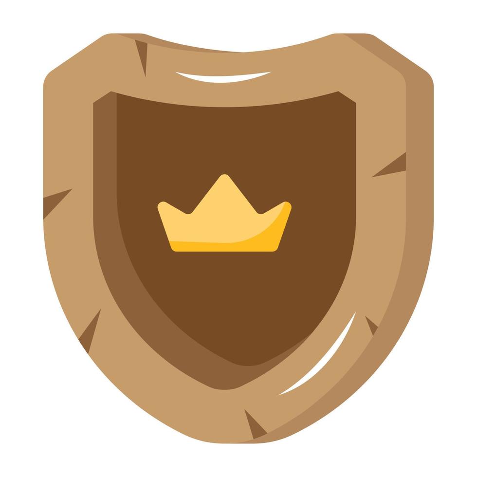 An attractive flat icon of trophy vector