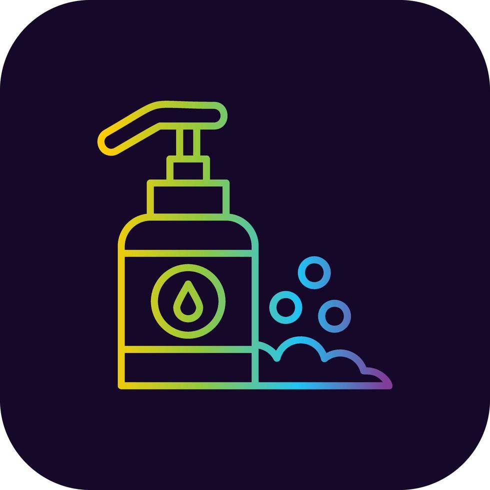 Hand Washer Creative Icon Design vector