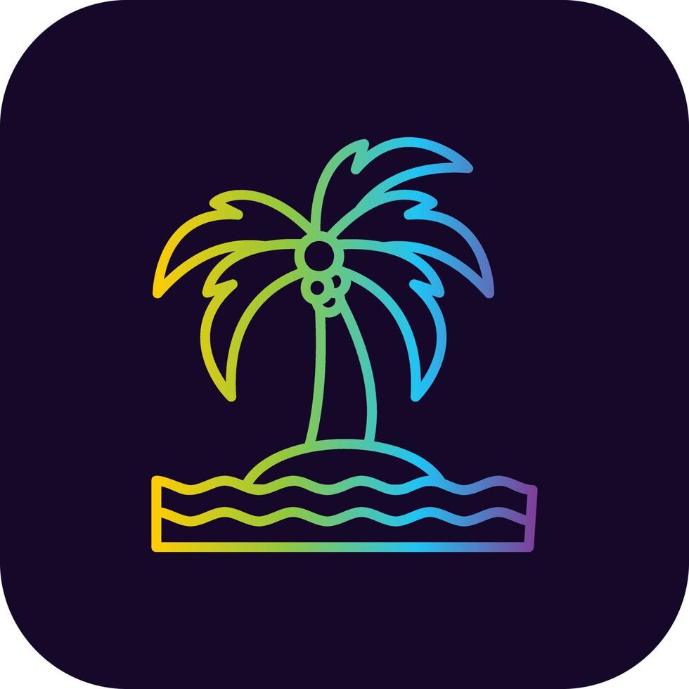 Island Creative Icon Design vector