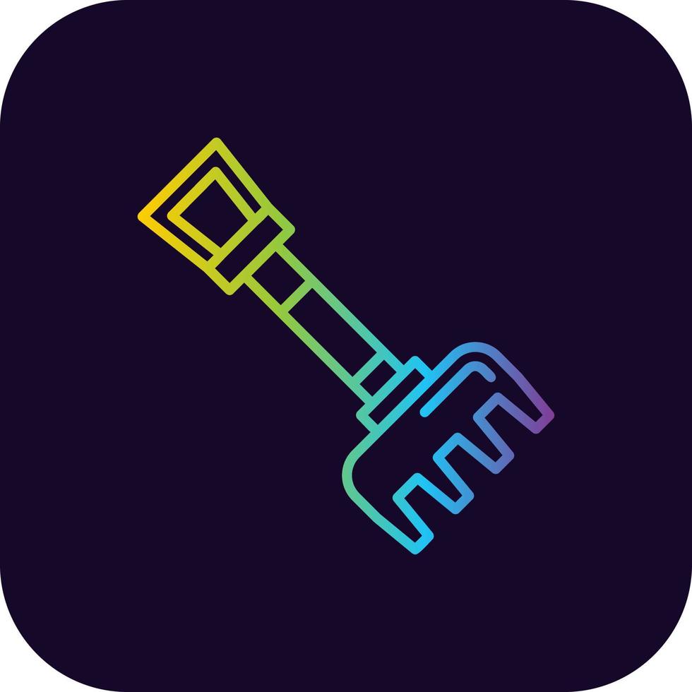 Rake Creative Icon Design vector