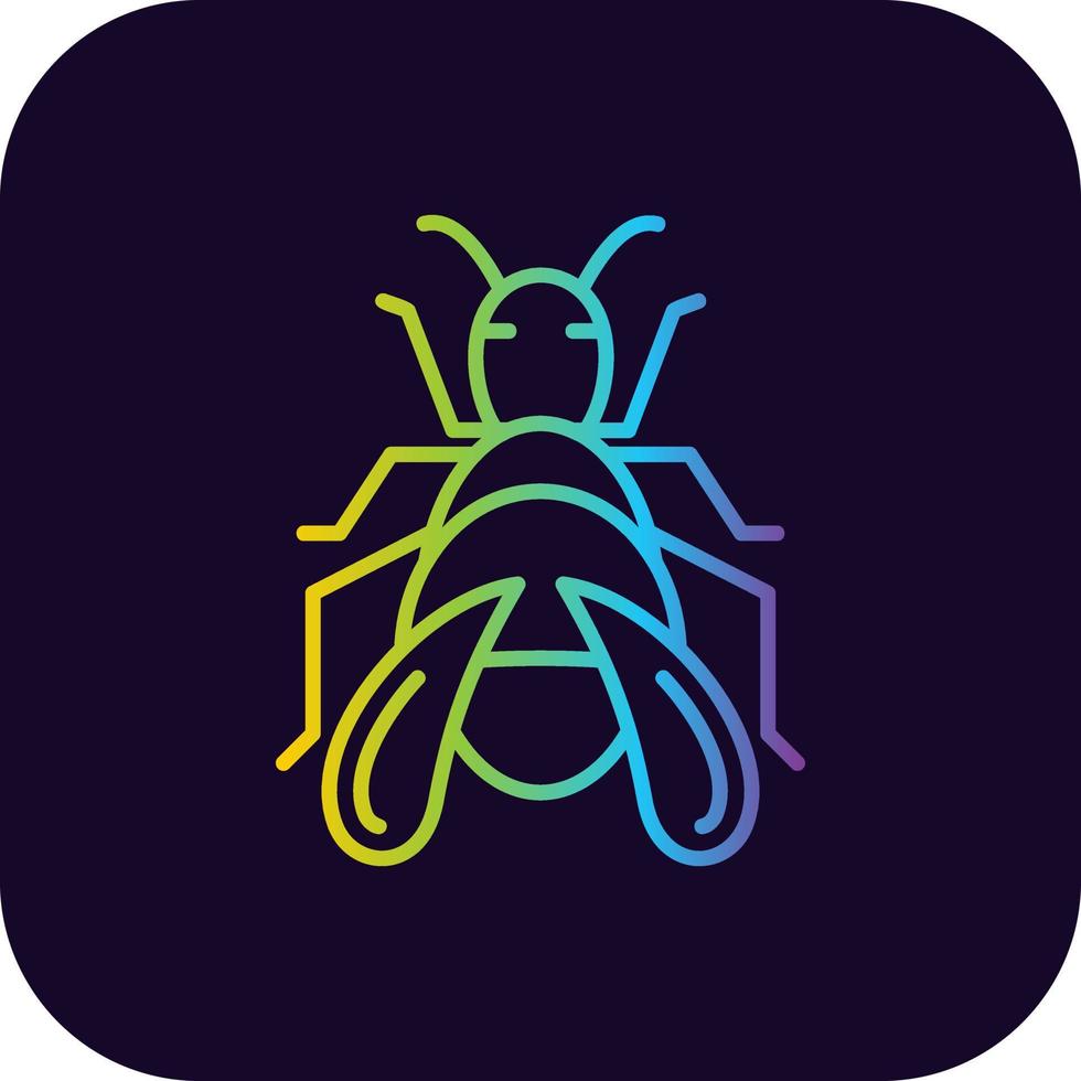 Bug Creative Icon Design vector