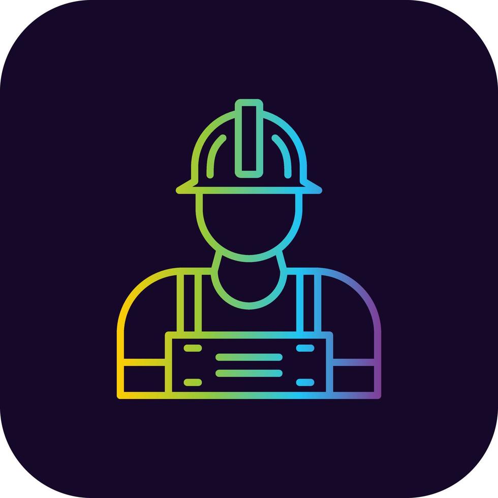 Electrician Creative Icon Design vector