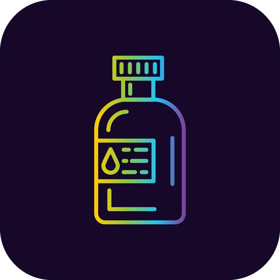 Water Bottle Creative Icon Design vector