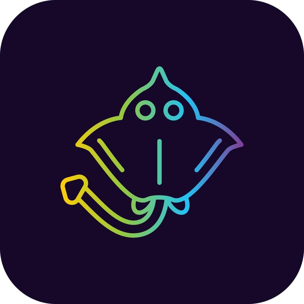 Stingray Creative Icon Design vector