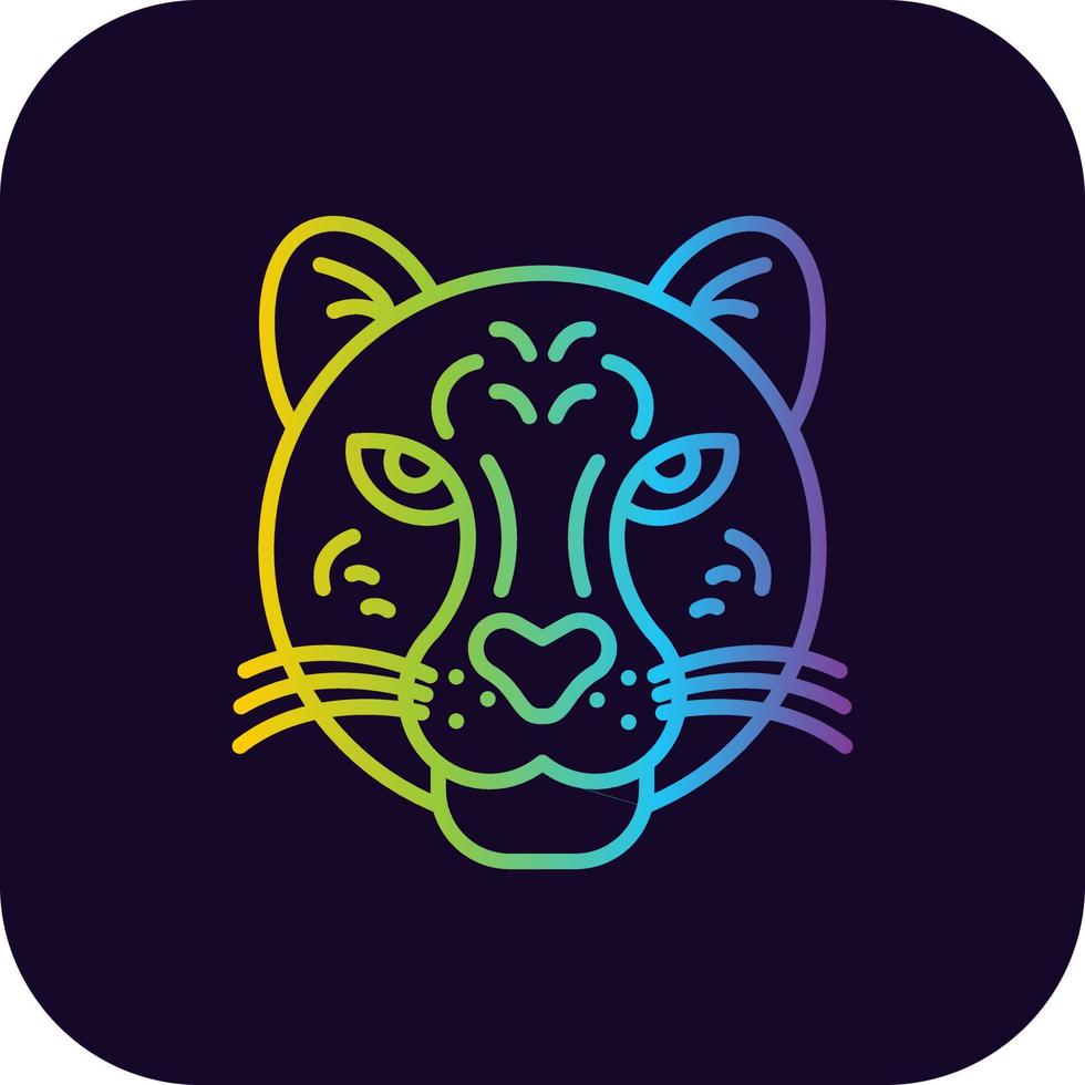 Cheetah Creative Icon Design vector