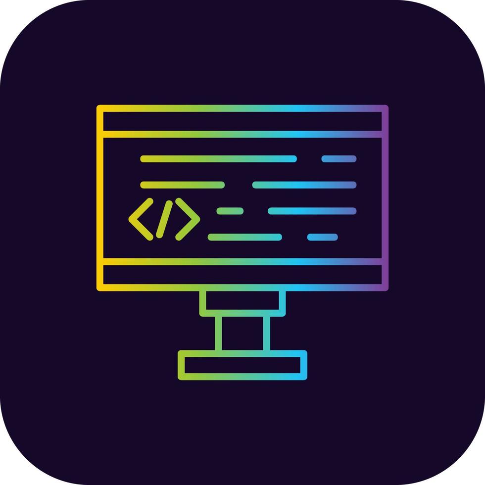 Coding Creative Icon Design vector