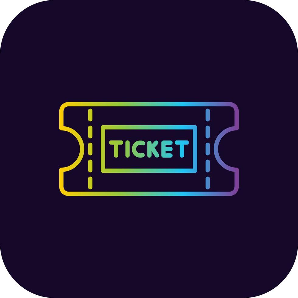 Tickets Creative Icon Design vector