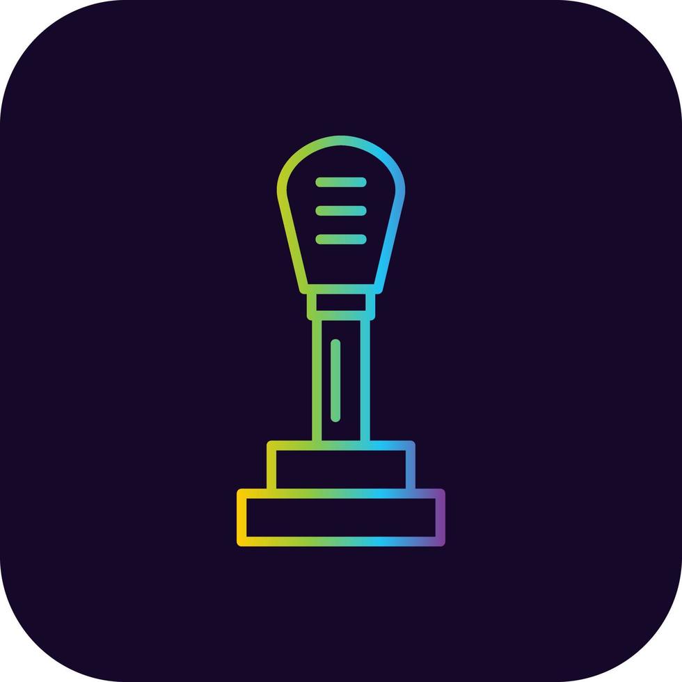 Gearshift Creative Icon Design vector