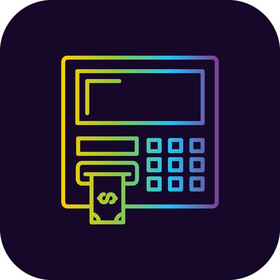 Atm Creative Icon Design vector