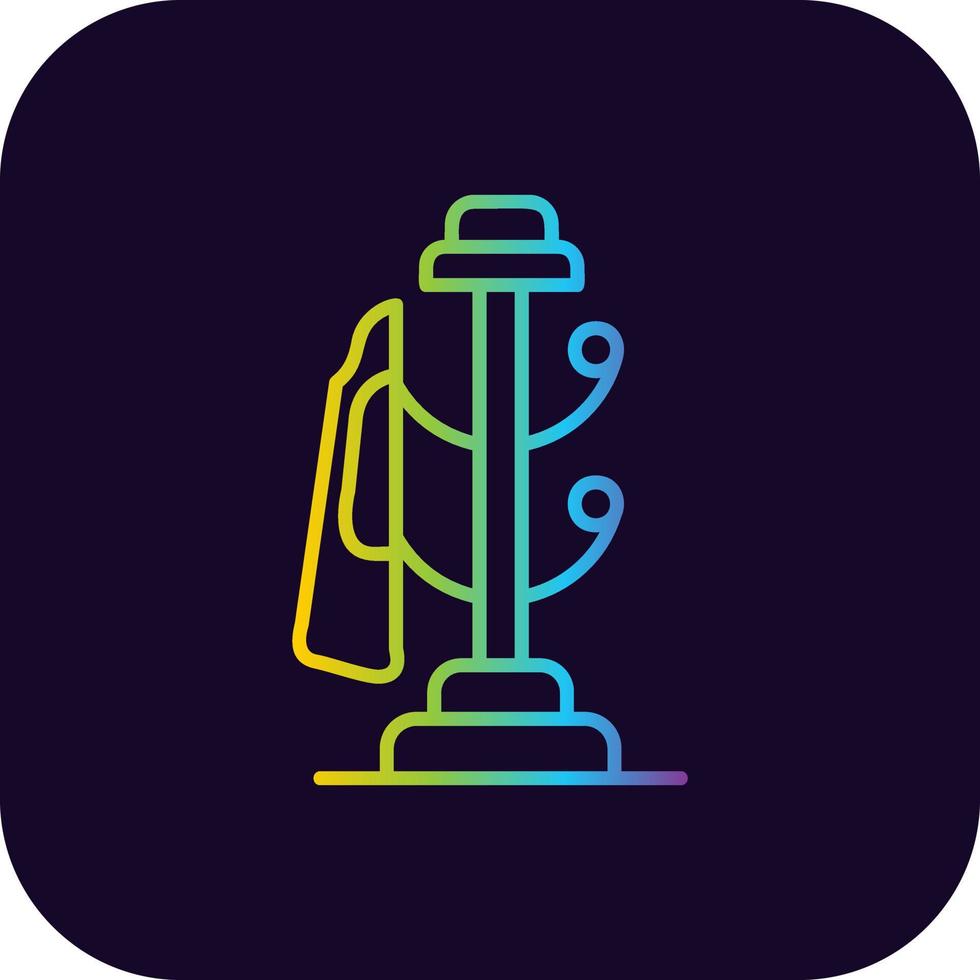 Coat Rack Creative Icon Design vector