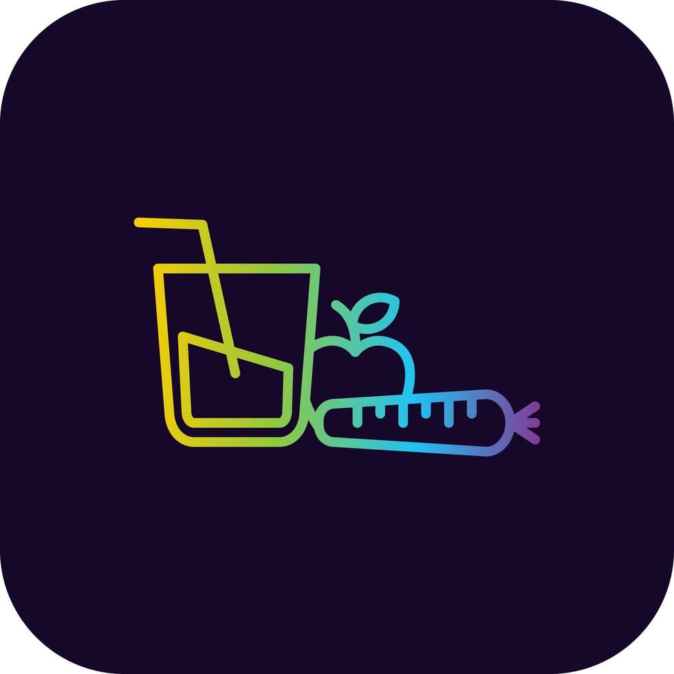 Diet Food Creative Icon Design vector