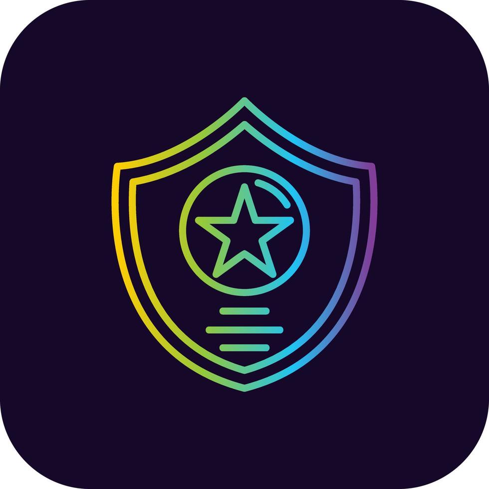 Sheriff Creative Icon Design vector