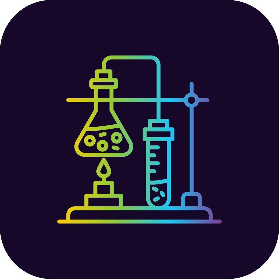 Test Tubes Creative Icon Design vector