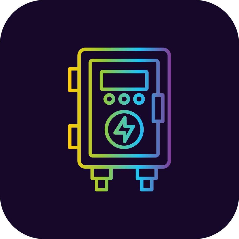 Fuse Box Creative Icon Design vector