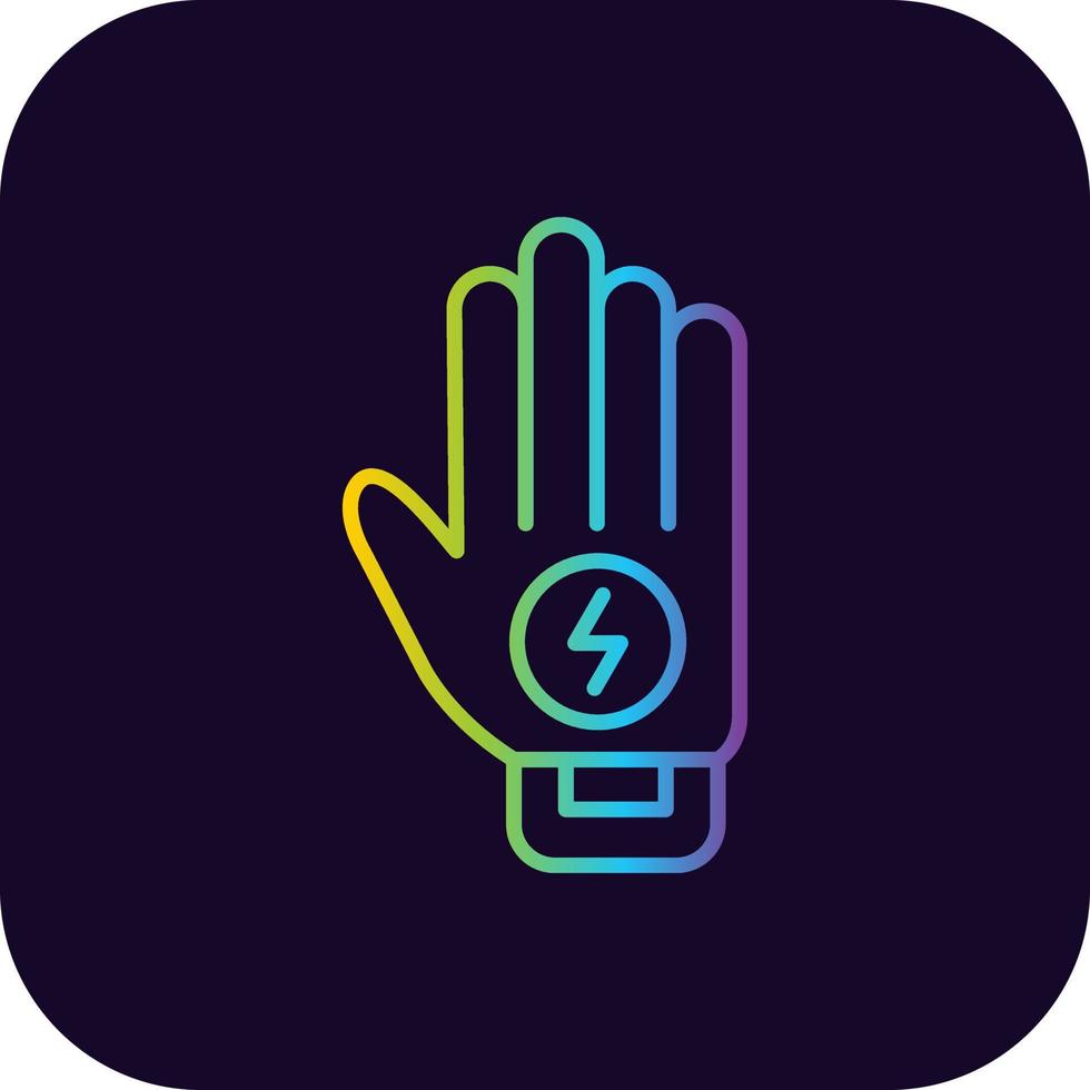 Glove Creative Icon Design vector