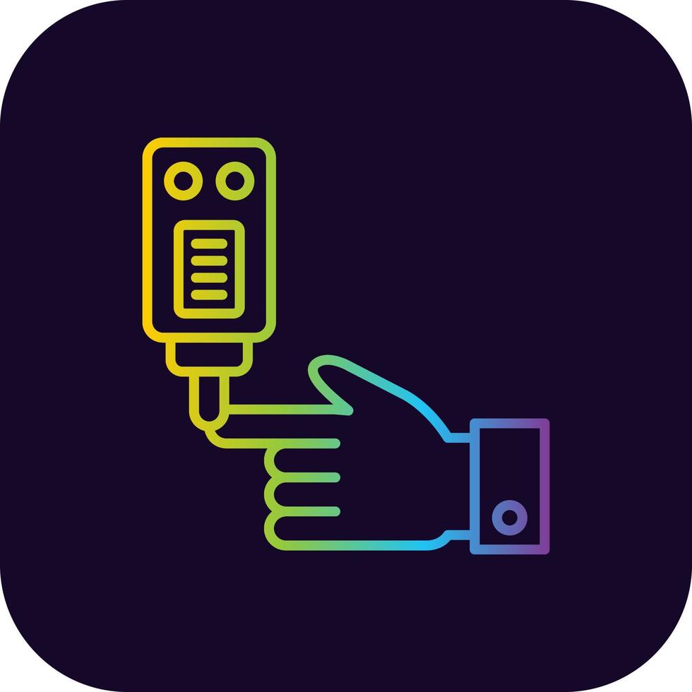 Blood Test Creative Icon Design vector