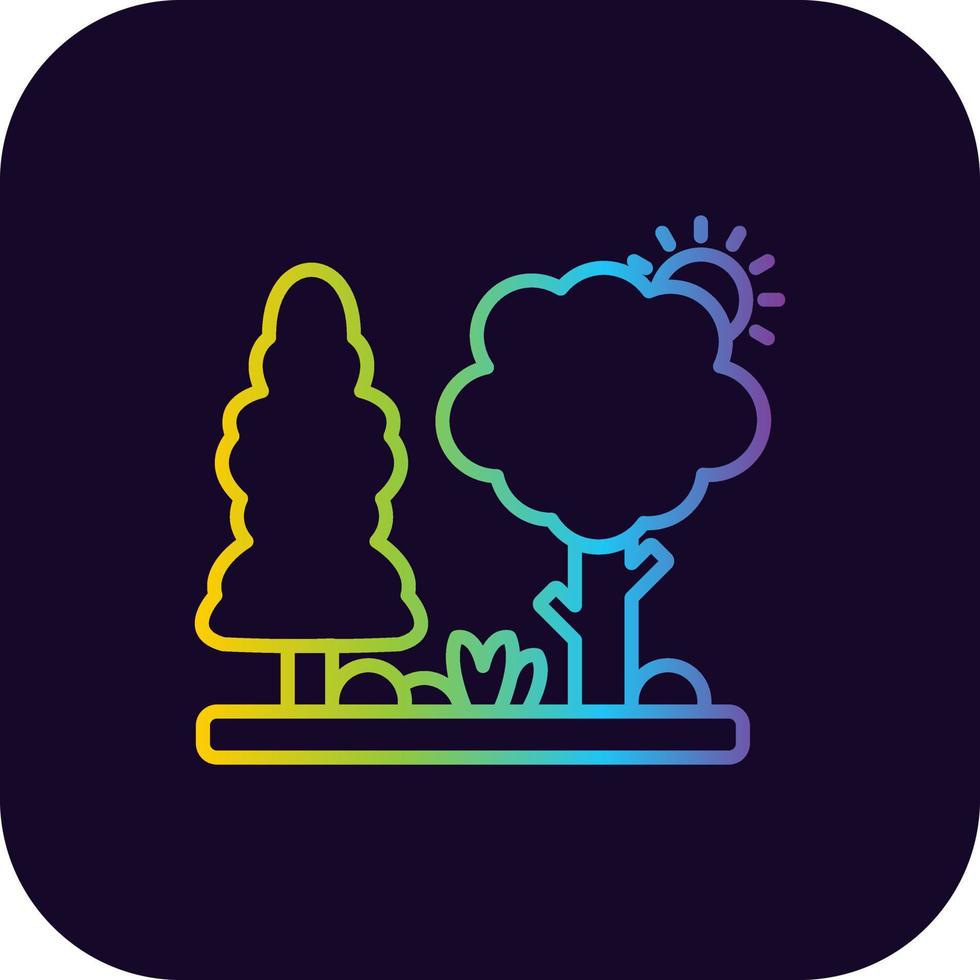 Forest Creative Icon Design vector