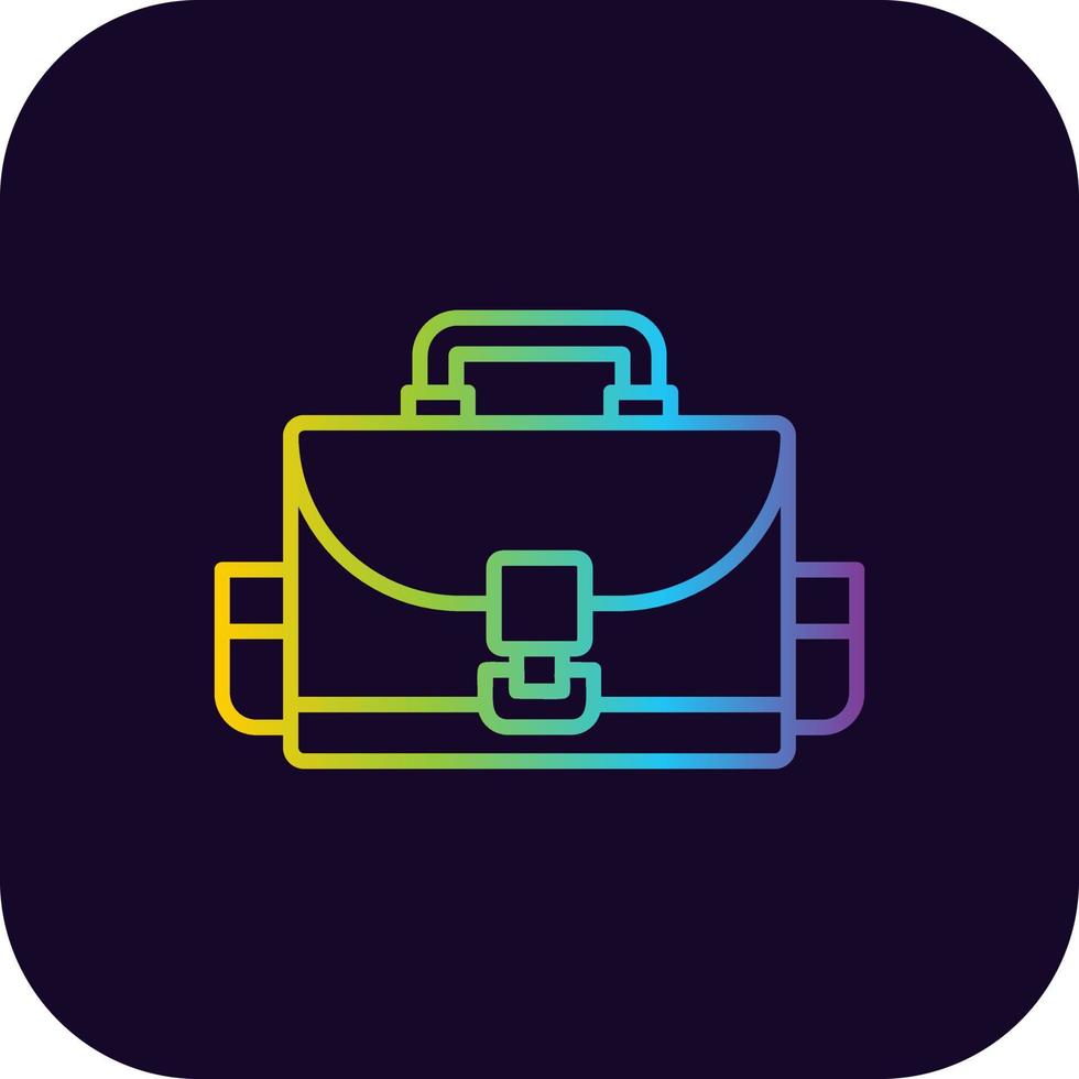 diseño de icono creativo de bolsa de cámara vector