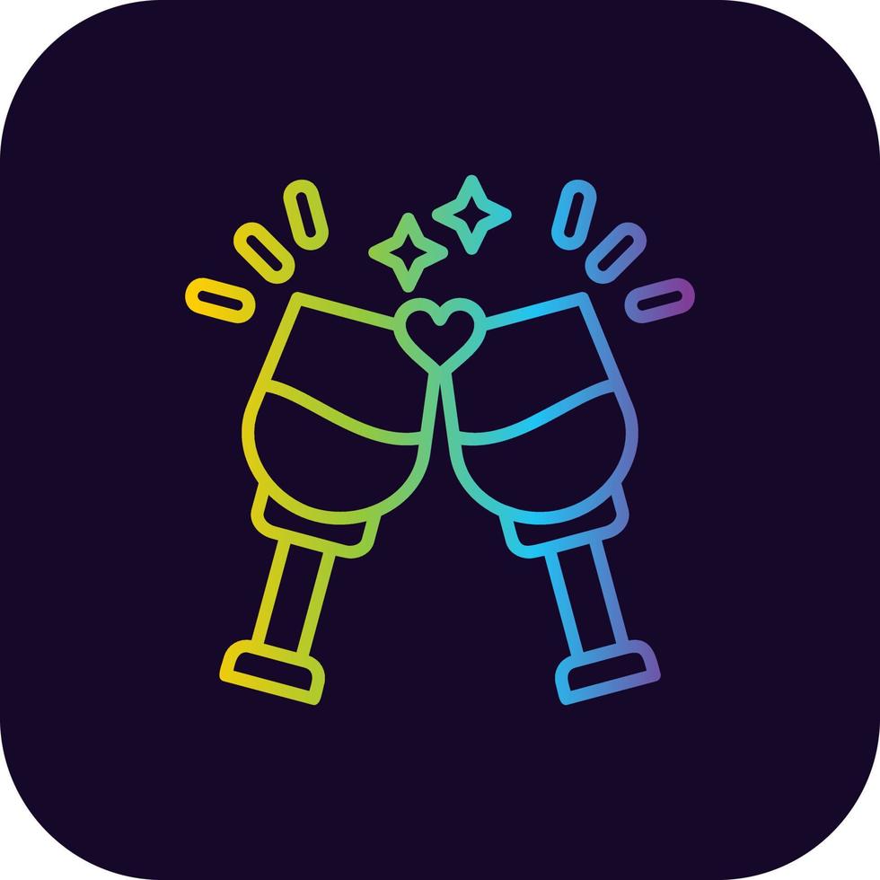 Cheers Creative Icon Design vector