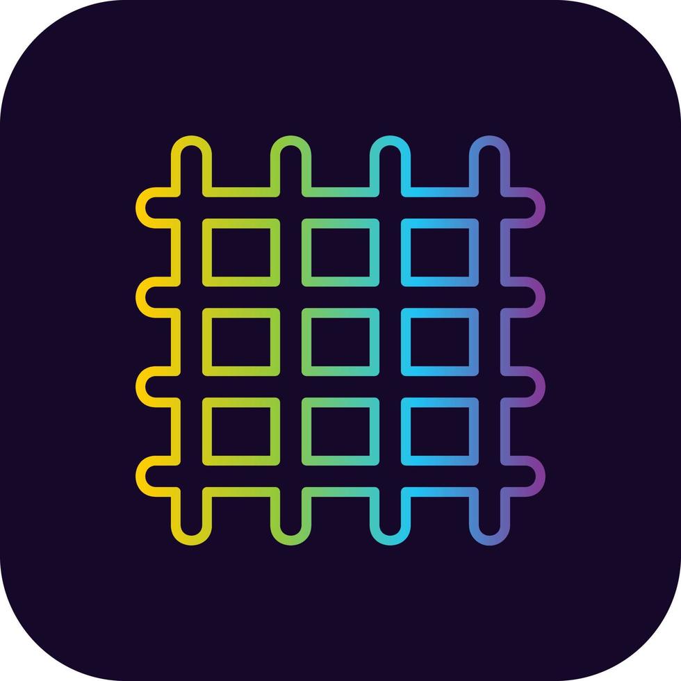 Grid Creative Icon Design vector
