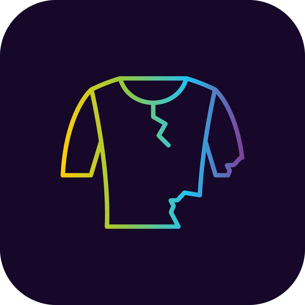 diseño de icono creativo de camiseta vector