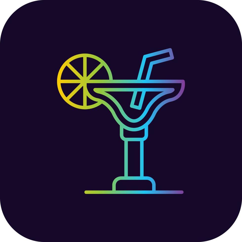 Cocktail Creative Icon Design vector