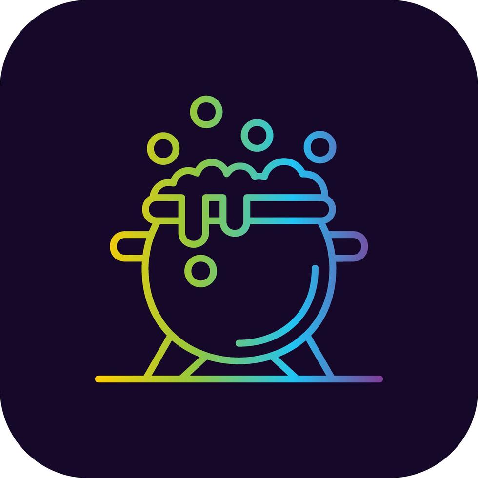 Cauldron Creative Icon Design vector