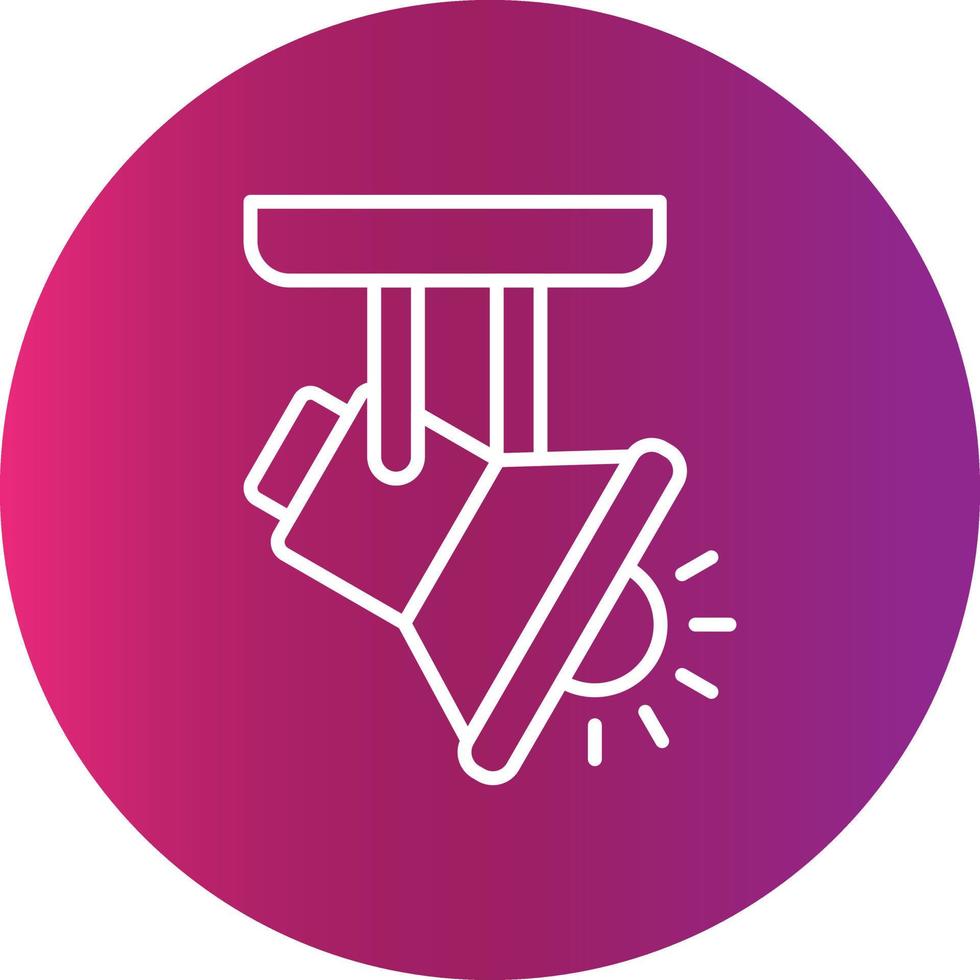 Spotlight Creative Icon Design vector