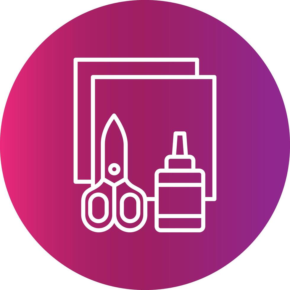 Craft Creative Icon Design vector