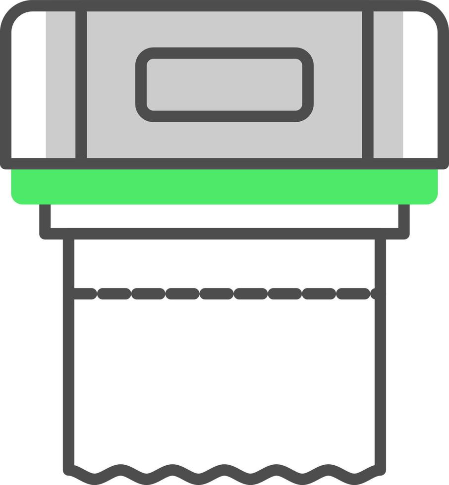 Paper Towel Creative Icon Design vector