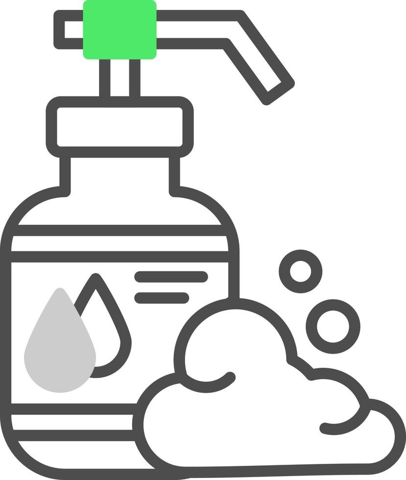 Shampoo Creative Icon Design vector