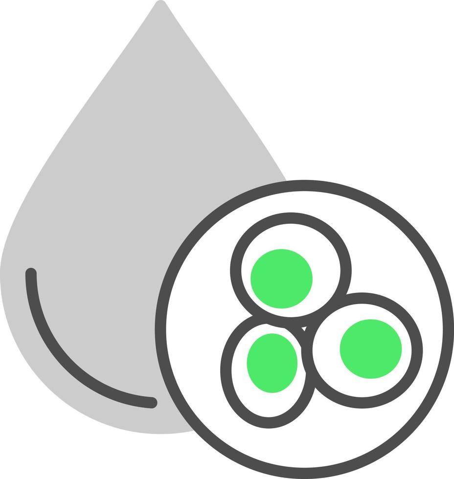 Blood Cell Creative Icon Design vector