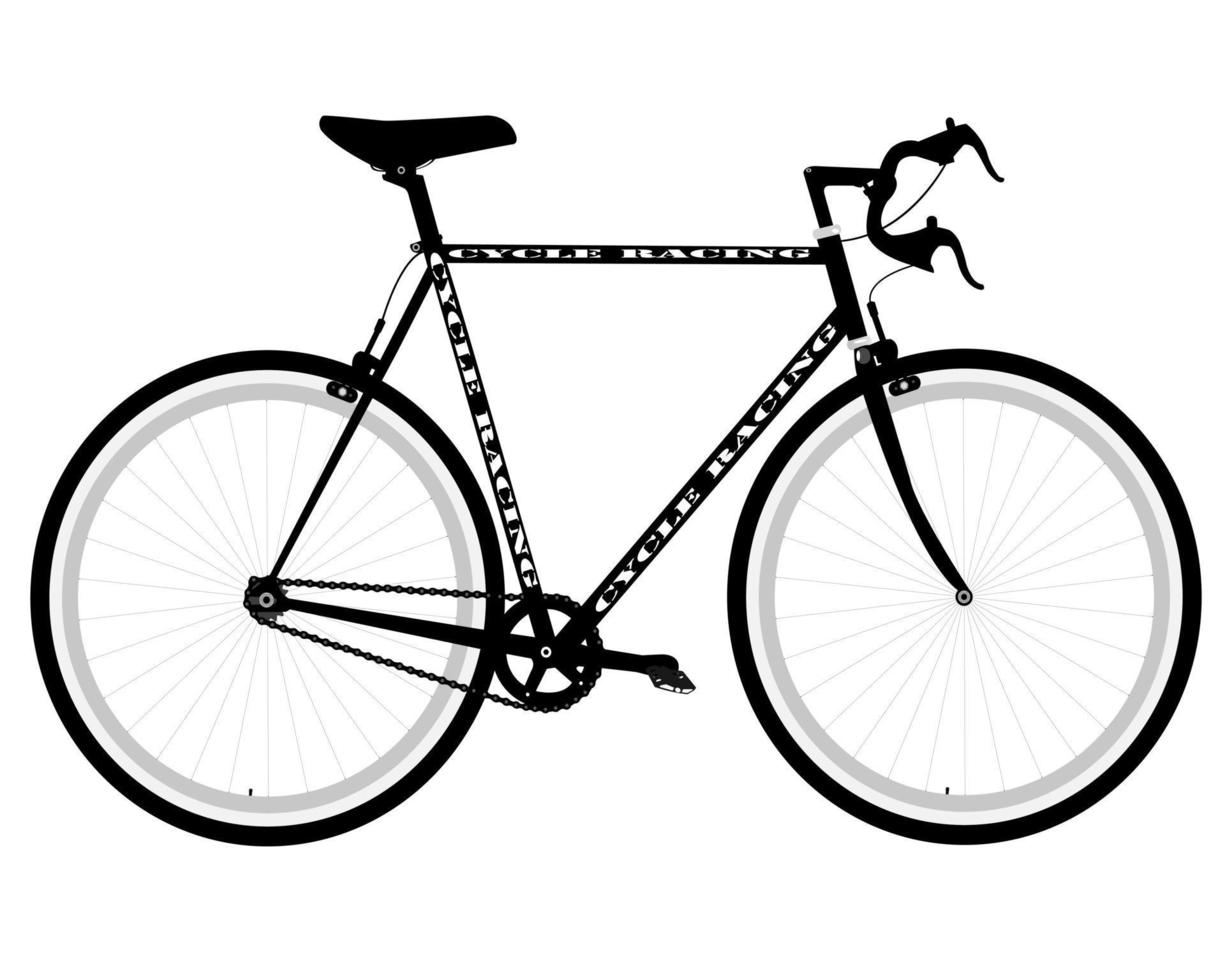 sport bike on a white background vector