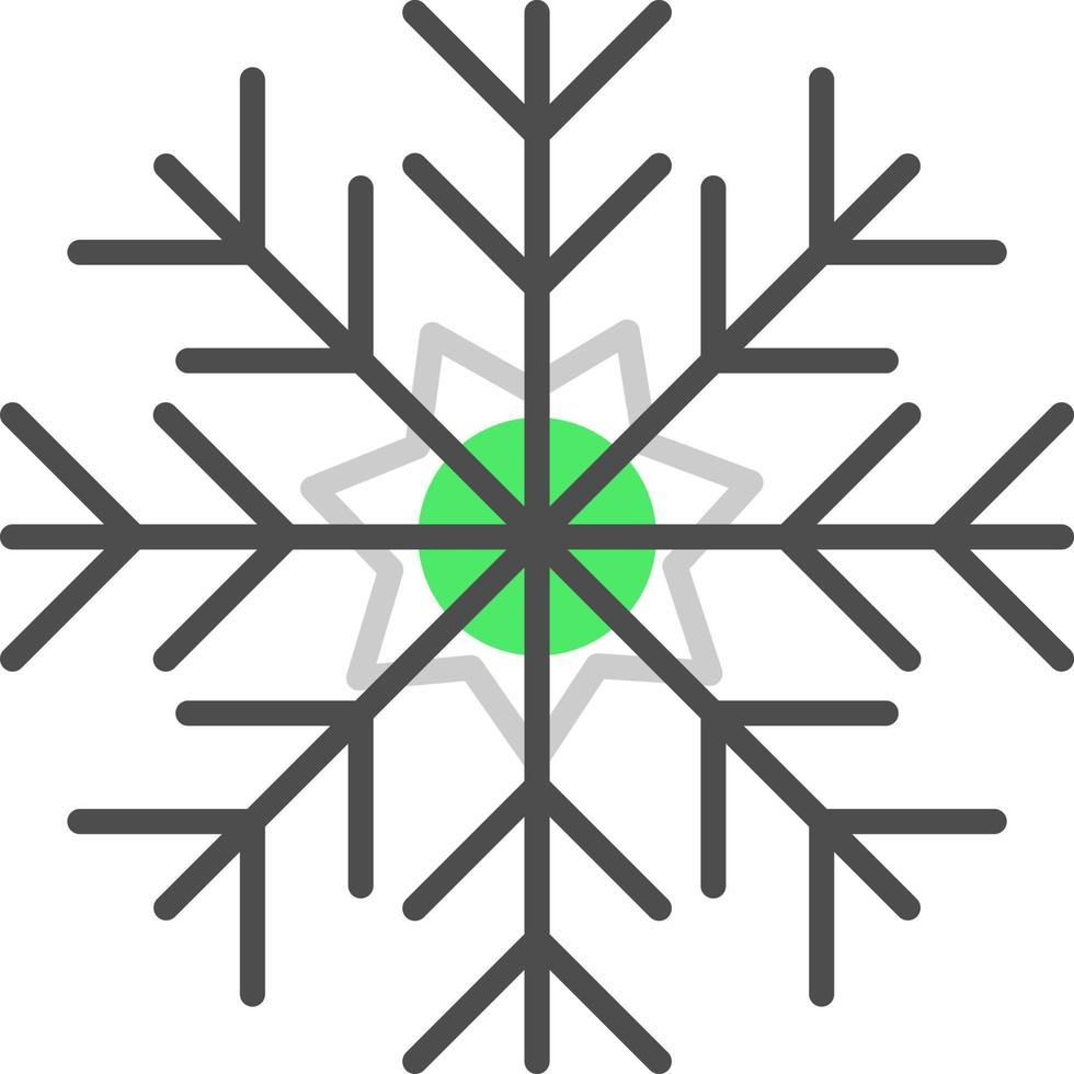 Snowflake Creative Icon Design vector