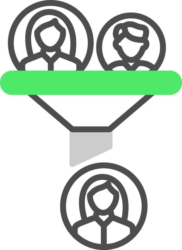 Funnel Creative Icon Design vector