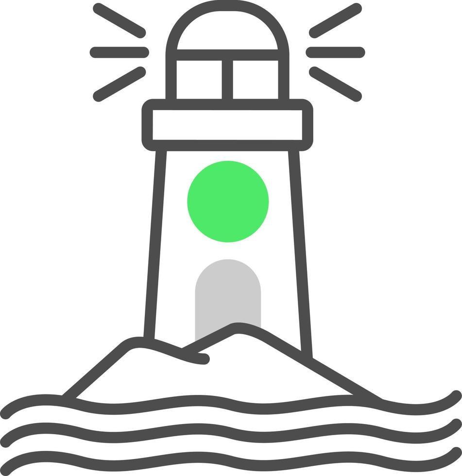 LightHouse Creative Icon Design vector