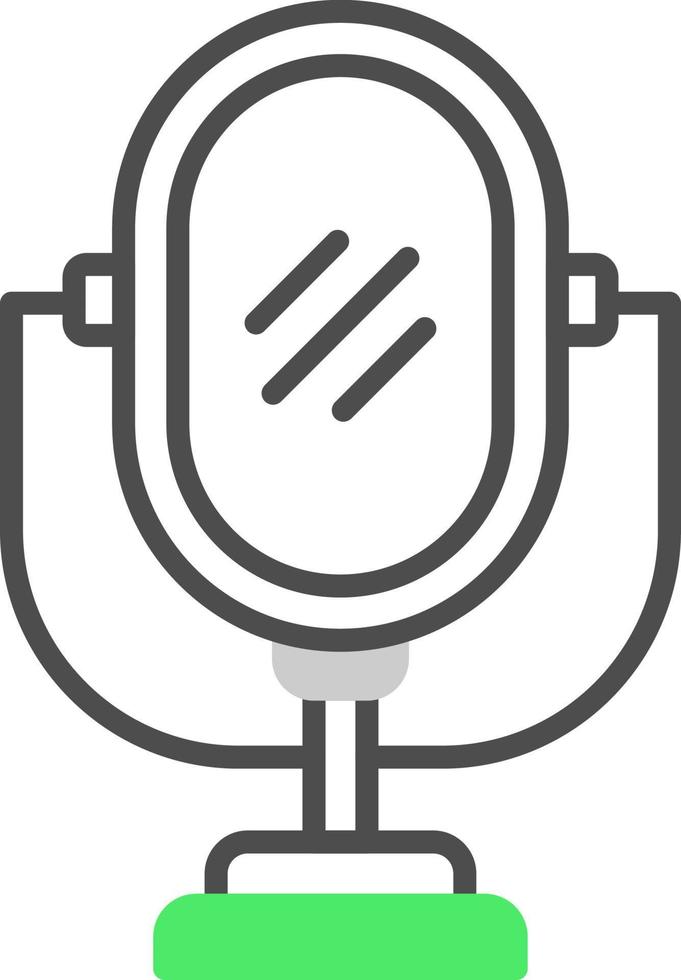 Mirror Creative Icon Design vector