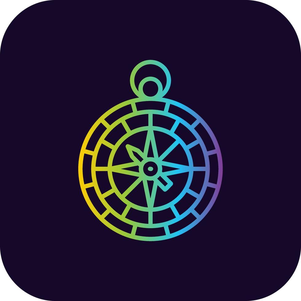 Compass Creative Icon Design vector