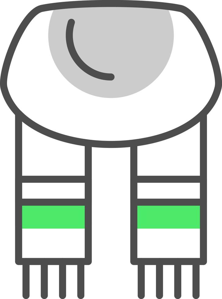 Scarf Creative Icon Design vector