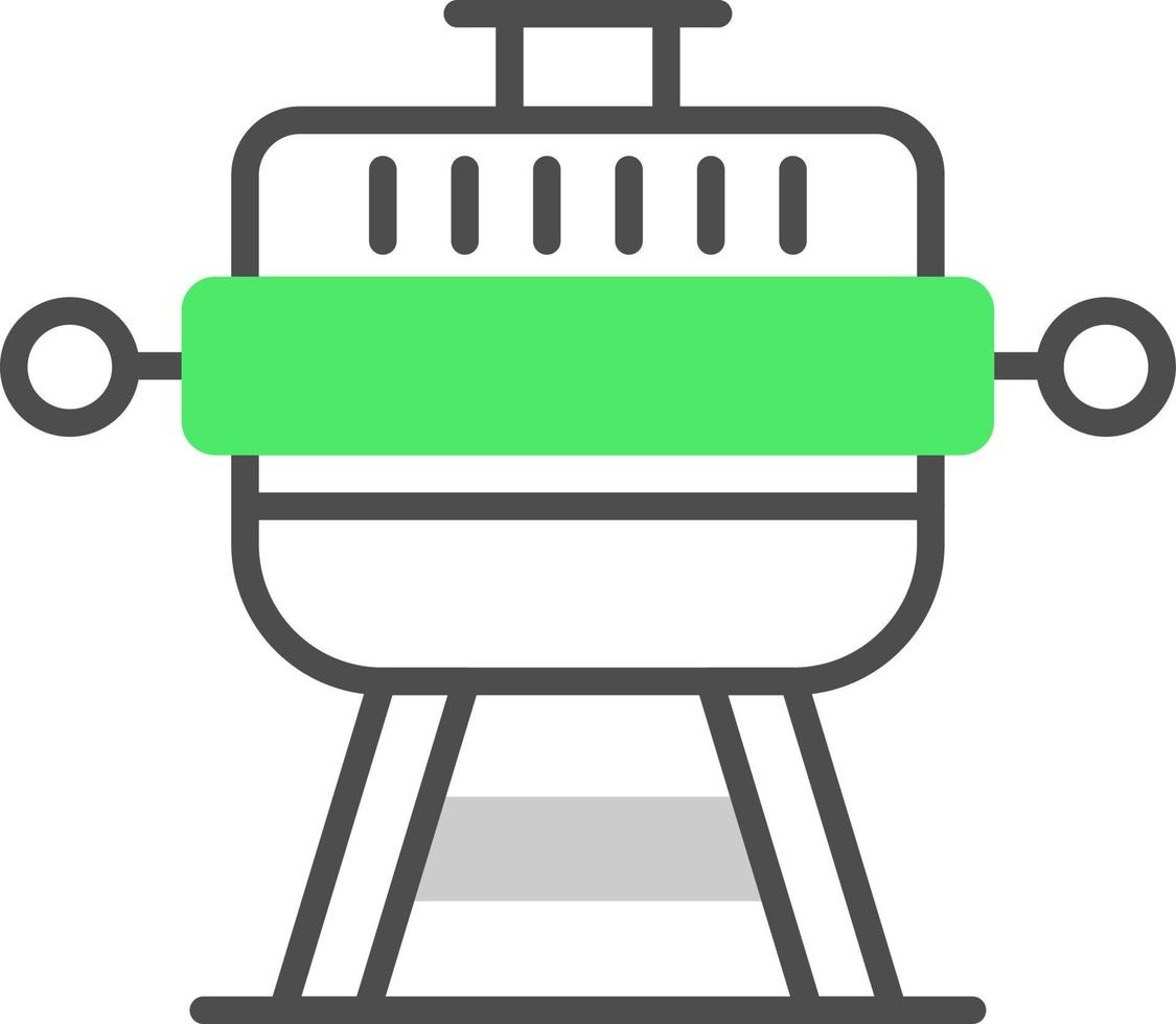 Grill Creative Icon Design vector