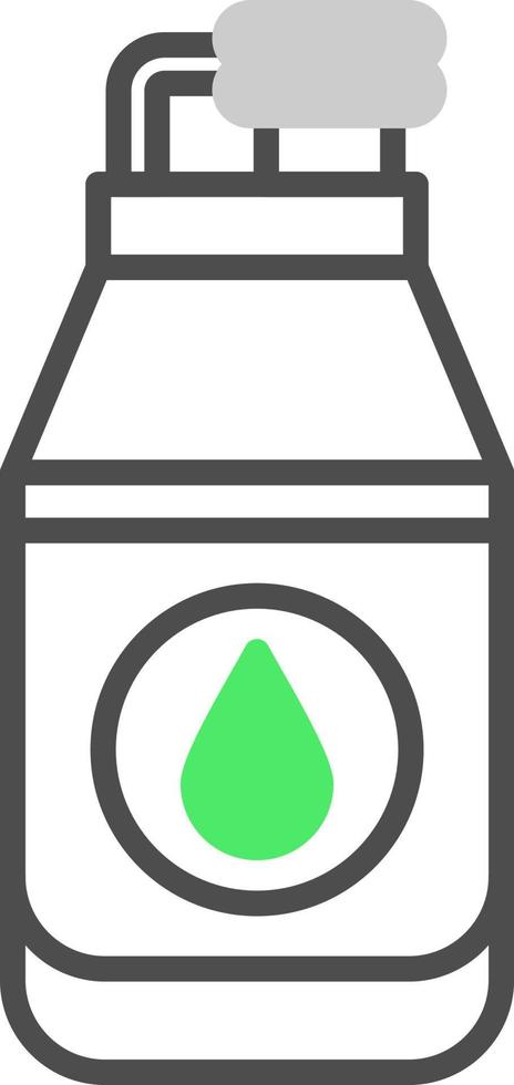 Water Bottle Creative Icon Design vector