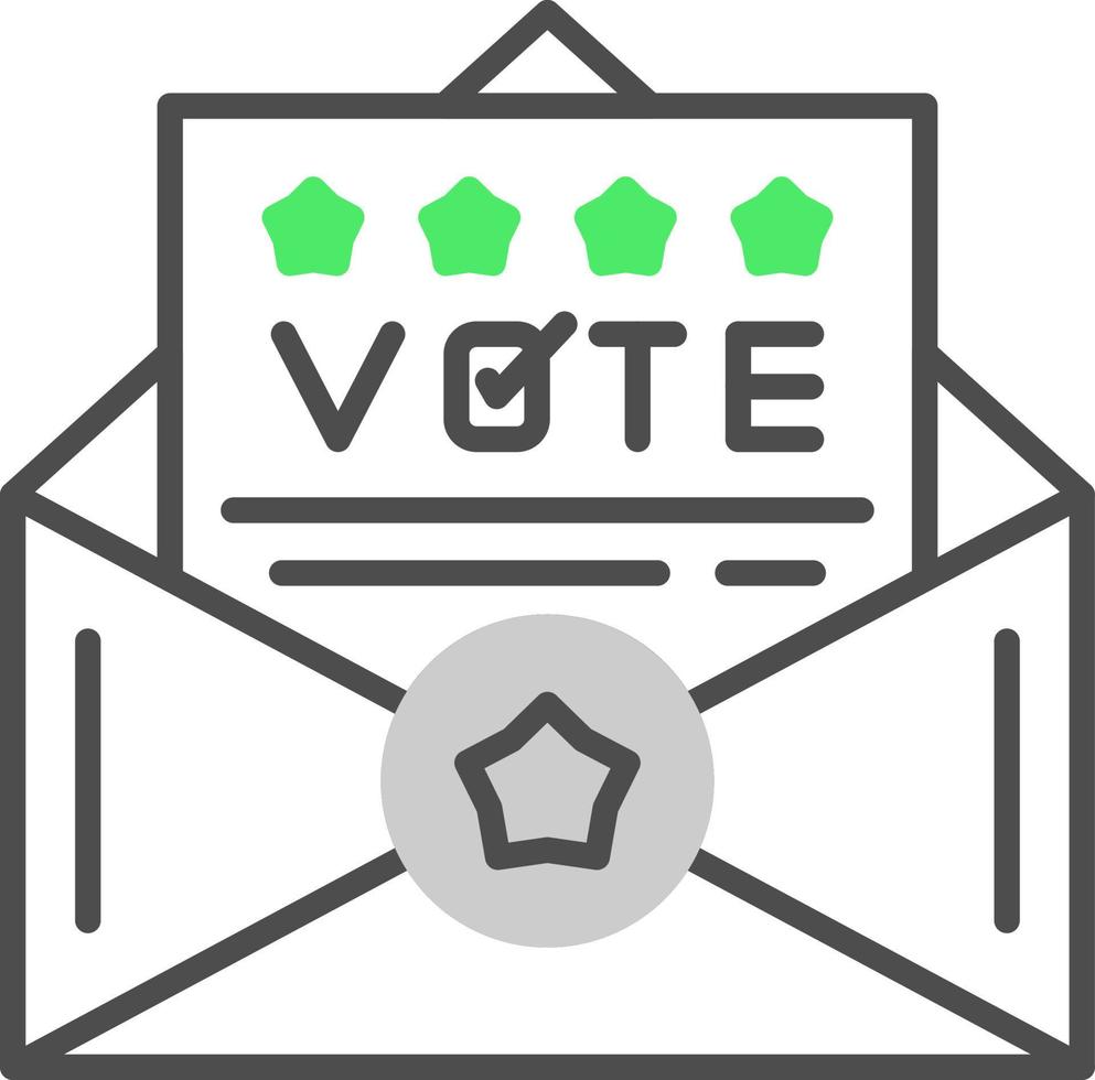 Vote Creative Icon Design vector