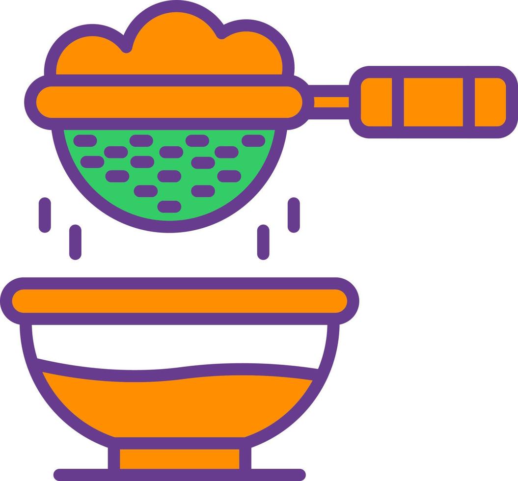 Strainer Creative Icon Design vector