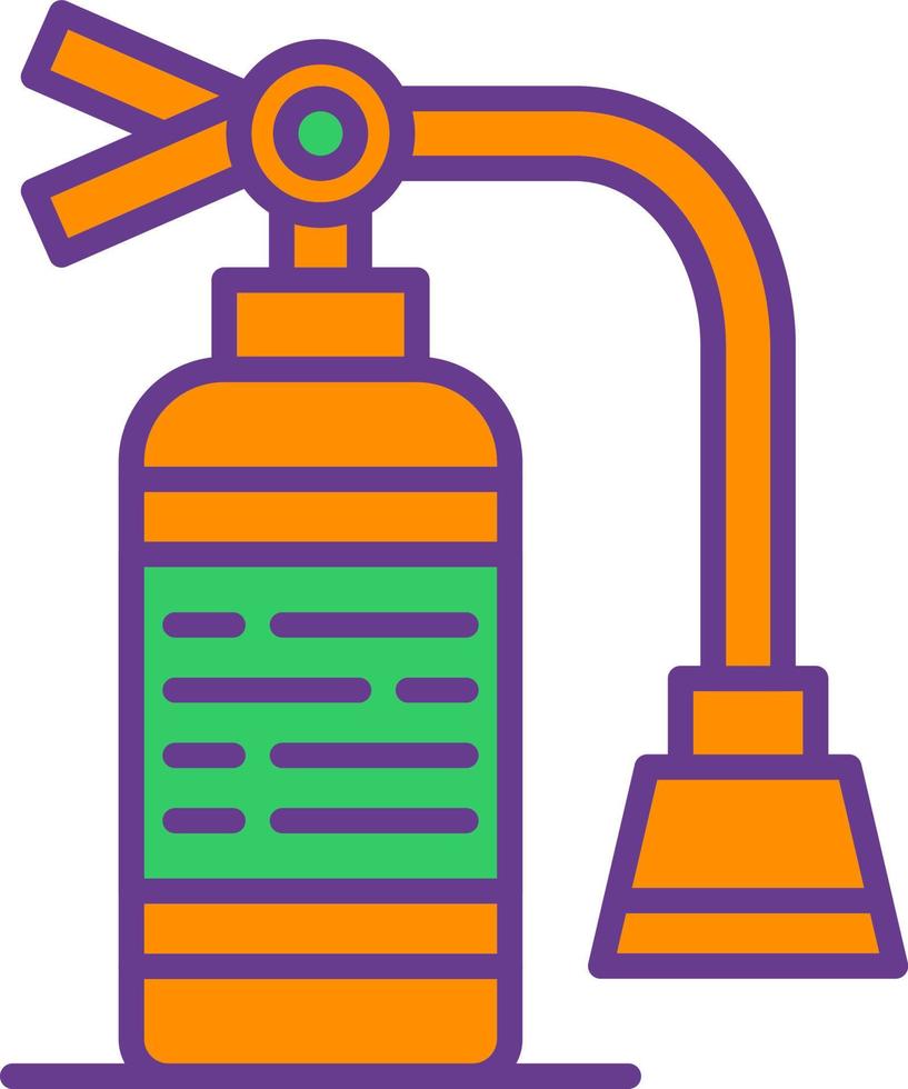 Fire Extinguisher Creative Icon Design vector