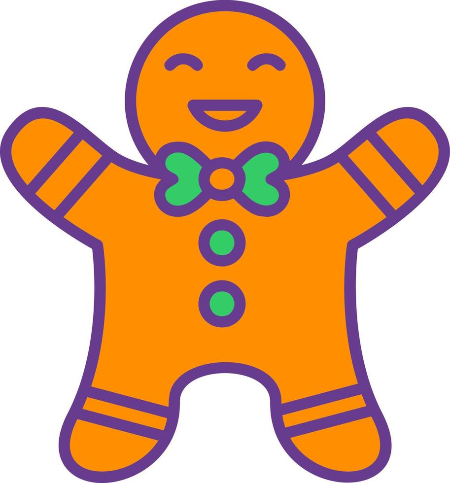 Gingerbread Creative Icon Design vector