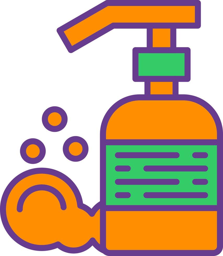 Shampoo Creative Icon Design vector