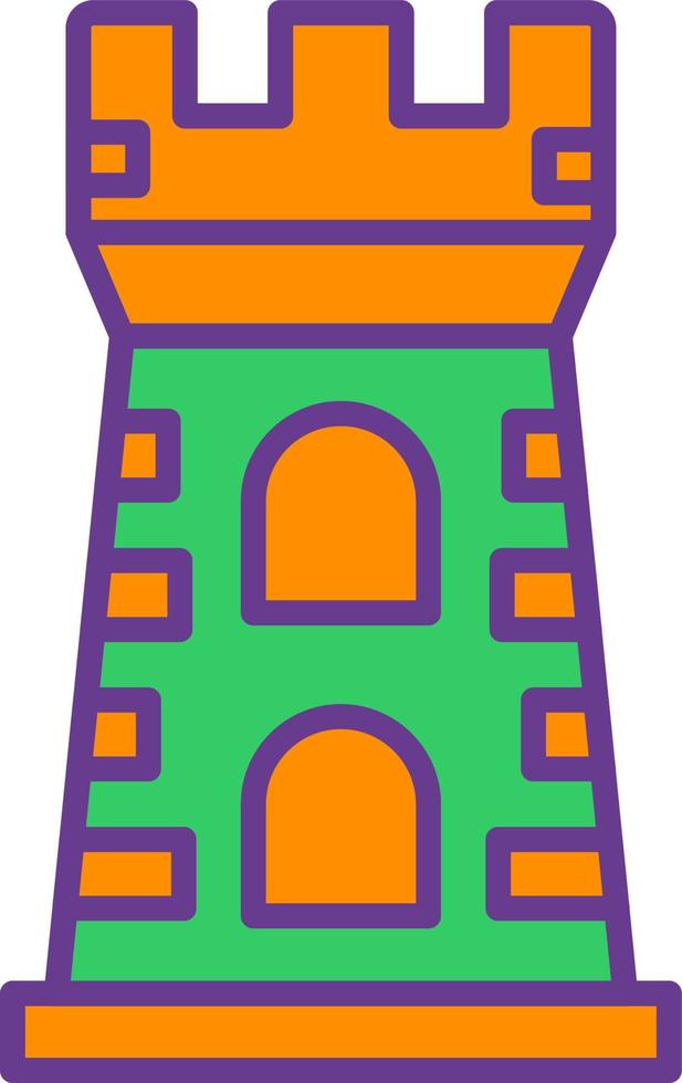 Tower Creative Icon Design vector