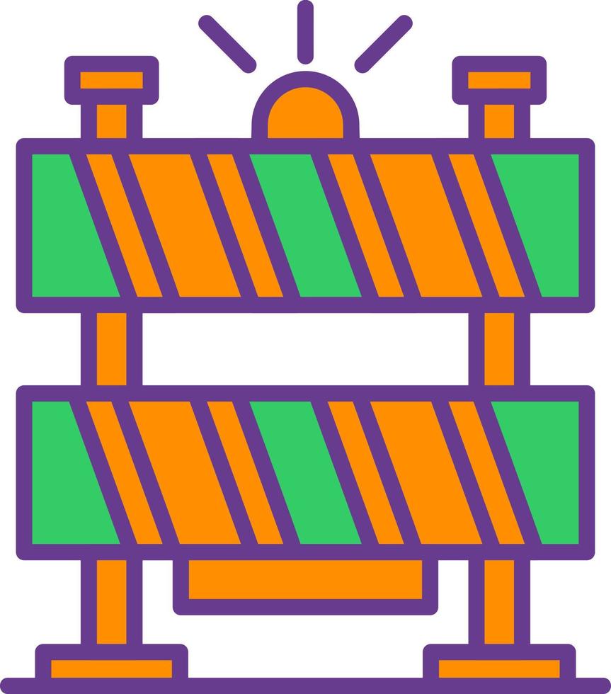 Barrier Creative Icon Design vector